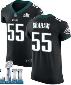 Philadelphia Eagles #55 Brandon Graham Black Alternate Super Bowl LII Stitched NFL Vapor Untouchable Elite Jersey