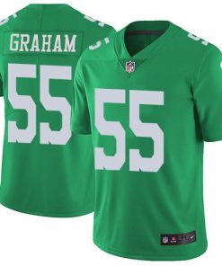 Philadelphia Eagles #55 Brandon Graham Green Stitched NFL Limited Rush Jersey
