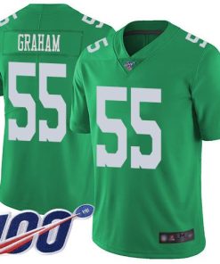 Philadelphia Eagles #55 Brandon Graham Green Stitched NFL Limited Rush 100th Season Jersey