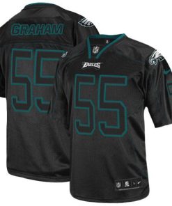 Philadelphia Eagles #55 Brandon Graham Lights Out Black Stitched NFL Elite Jersey