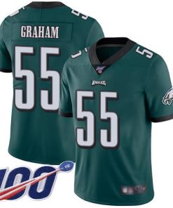 Philadelphia Eagles #55 Brandon Graham Midnight Green Team Color Stitched NFL 100th Season Vapor Limited Jersey