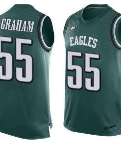 Philadelphia Eagles #55 Brandon Graham Midnight Green Team Color Stitched NFL Limited Tank Top Jersey