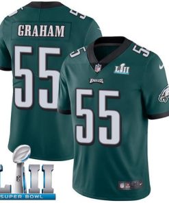 Philadelphia Eagles #55 Brandon Graham Midnight Green Team Color Super Bowl LII Stitched NFL Vapor Untouchable Limited Jersey