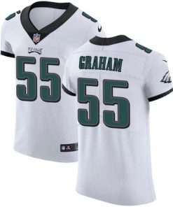 Philadelphia Eagles #55 Brandon Graham White Stitched NFL Vapor Untouchable Elite Jersey