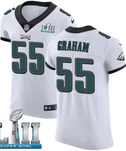 Philadelphia Eagles #55 Brandon Graham White Super Bowl LII Stitched NFL Vapor Untouchable Elite Jersey