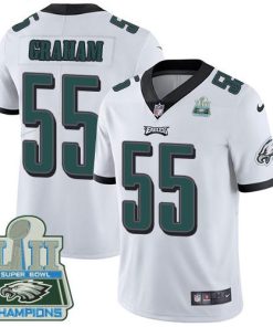 Philadelphia Eagles #55 Brandon Graham White Super Bowl LII Champions Stitched NFL Vapor Untouchable Limited Jersey