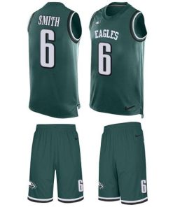 Philadelphia Eagles #6 DeVonta Smith Green Team Color Stitched NFL Limited Tank Top Suit Jersey