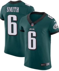 Philadelphia Eagles #6 DeVonta Smith Green Team Color Stitched NFL Vapor Untouchable Elite Jersey