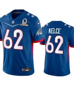 Philadelphia Eagles #62 Jason Kelce NFL 2022 NFC Pro Bowl Game Jersey Royal