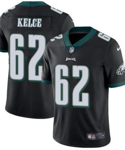 Philadelphia Eagles #62 Jason Kelce Black Alternate Stitched NFL Vapor Untouchable Limited Jersey