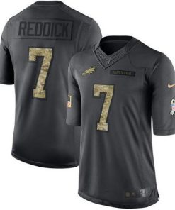 Philadelphia Eagles #7 Haason Reddick Black Stitched NFL Limited 2016 Salute To Service Jersey