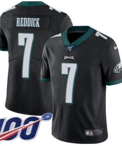 Philadelphia Eagles #7 Haason Reddick Black Alternate Stitched NFL 100th Season Vapor Untouchable Limited Jersey