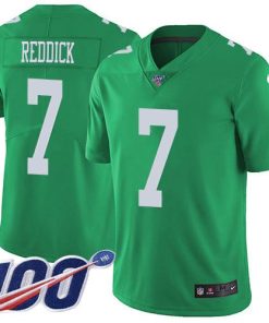 Philadelphia Eagles #7 Haason Reddick Green Stitched NFL Limited Rush 100th Season Jersey