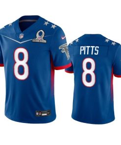 Nike Falcons #8 Kyle Pitts NFL 2022 NFC Pro Bowl Game Jersey Royal