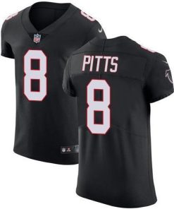 Nike Falcons #8 Kyle Pitts Black Alternate Stitched NFL Vapor Untouchable Elite Jersey