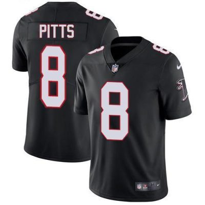 Nike Falcons #8 Kyle Pitts Black Alternate Stitched NFL Vapor Untouchable Limited Jersey