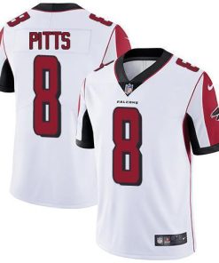 Nike Falcons #8 Kyle Pitts White Stitched NFL Vapor Untouchable Limited Jersey