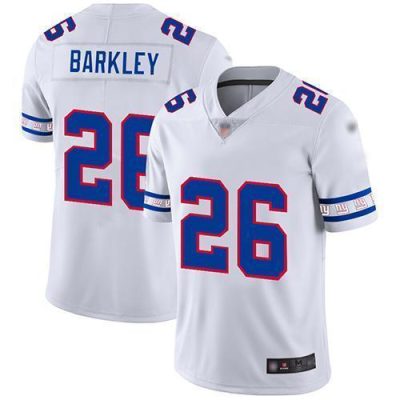 Nike Giants #26 Saquon Barkley White Men's Stitched NFL Limited Team Logo Fashion Jersey