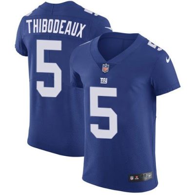 Nike Giants #5 Kayvon Thibodeaux Royal Blue Team Color Men's Stitched NFL Vapor Untouchable Elite Jersey