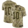 Nike Green Bay Packers #10 Darrius Shepherd Camo Stitched Limited 2018 Salute To Service Jersey