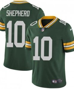 Nike Green Bay Packers #10 Darrius Shepherd Green Team Color Stitched Vapor Untouchable Limited Jersey