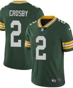 Nike Green Bay Packers #2 Mason Crosby Green Team Color Stitched Vapor Untouchable Limited Jersey