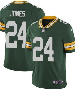 Nike Green Bay Packers #24 Josh Jones Green Team Color Stitched Vapor Untouchable Limited Jersey