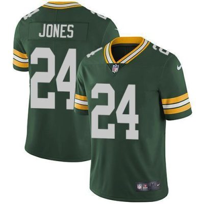 Nike Green Bay Packers #24 Josh Jones Green Team Color Stitched Vapor Untouchable Limited Jersey
