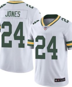 Nike Green Bay Packers #24 Josh Jones White Stitched Vapor Untouchable Limited Jersey