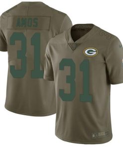 Nike Green Bay Packers #31 Adrian Amos Olive Stitched Limited 2017 Salute To Service Jersey