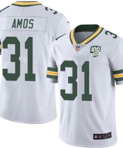 Nike Green Bay Packers #31 Adrian Amos White 100th Season Stitched Vapor Untouchable Limited Jersey