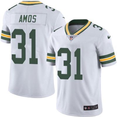 Nike Green Bay Packers #31 Adrian Amos White Stitched Vapor Untouchable Limited Jersey