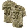 Nike Green Bay Packers #37 Josh Jackson Camo Stitched Limited 2018 Salute To Service Jersey
