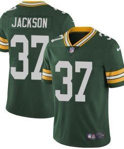 Nike Green Bay Packers #37 Josh Jackson Green Team Color Stitched Vapor Untouchable Limited Jersey