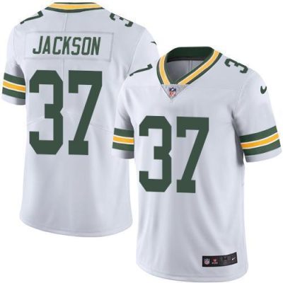 Nike Green Bay Packers #37 Josh Jackson White Stitched Vapor Untouchable Limited Jersey