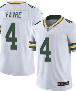 Nike Green Bay Packers #4 Brett Favre White Stitched Vapor Untouchable Limited Jersey