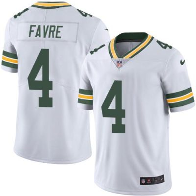 Nike Green Bay Packers #4 Brett Favre White Stitched Vapor Untouchable Limited Jersey