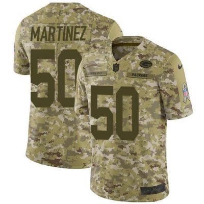 Nike Green Bay Packers #50 Blake Martinez Camo Stitched Limited 2018 Salute To Service Jersey