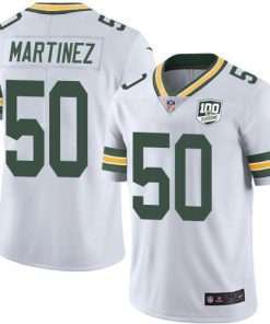 Nike Green Bay Packers #50 Blake Martinez White 100th Season Stitched Vapor Untouchable Limited Jersey