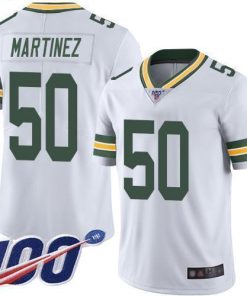 Nike Green Bay Packers #50 Blake Martinez White Stitched 100th Season Vapor Limited Jersey