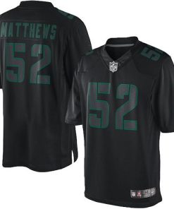 Nike Green Bay Packers #52 Clay Matthews Black Stitched Impact Limited Jersey
