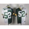 Nike Green Bay Packers #52 Clay Matthews Green/White Stitched Elite Split Jersey