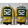 Nike Green Bay Packers #52 Clay Matthews Green/Yellow Ugly Sweater