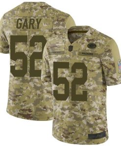 Nike Green Bay Packers #52 Rashan Gary Camo Stitched Limited 2018 Salute To Service Jersey