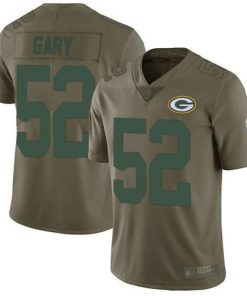 Nike Green Bay Packers #52 Rashan Gary Olive Stitched Limited 2017 Salute To Service Jersey
