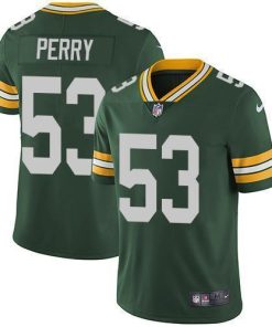 Nike Green Bay Packers #53 Nick Perry Green Team Color Stitched Vapor Untouchable Limited Jersey