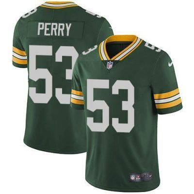 Nike Green Bay Packers #53 Nick Perry Green Team Color Stitched Vapor Untouchable Limited Jersey
