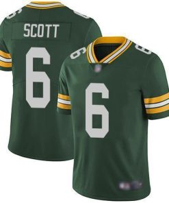 Nike Green Bay Packers #6 JK Scott Green Team Color Stitched Vapor Untouchable Limited Jersey