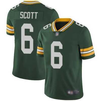 Nike Green Bay Packers #6 JK Scott Green Team Color Stitched Vapor Untouchable Limited Jersey