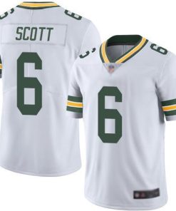 Nike Green Bay Packers #6 JK Scott White Stitched Vapor Untouchable Limited Jersey